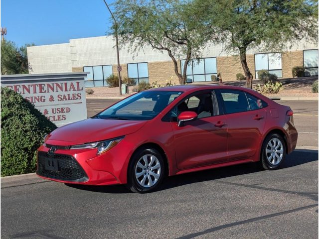 Used 2021 Toyota Corolla LE with VIN 5YFEPMAE3MP237984 for sale in Phoenix, AZ