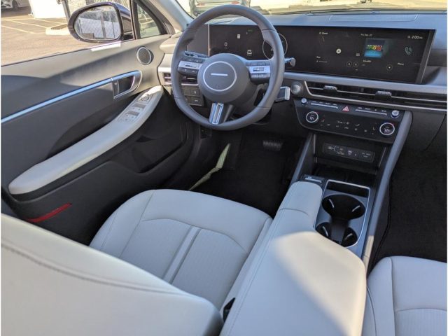 view into driver's seat of 2024 Hyundai Sonata