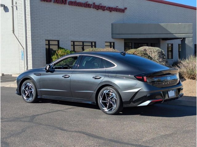 rear driver's side view of 2024 Hyundai Sonata for sale in Phoenix