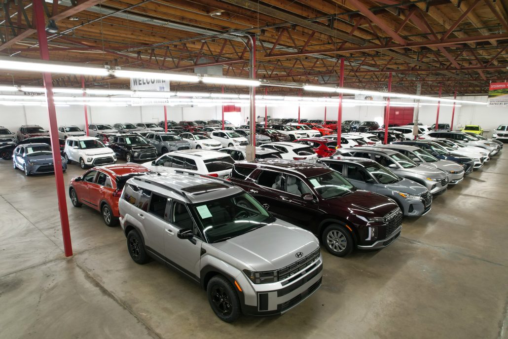 Automotive showroom with used SUVs for sale in Phoenix, AZ